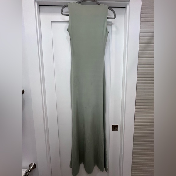 Elegant Sage Green Gown - Picture 8 of 9